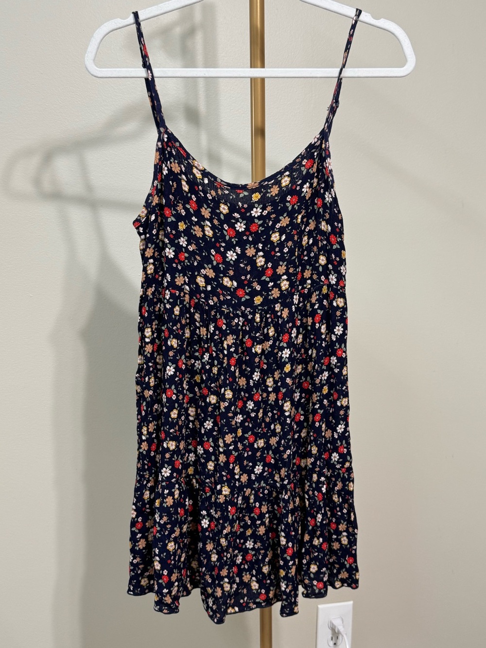 Altar’d State 90’s navy floral mini dress, XS